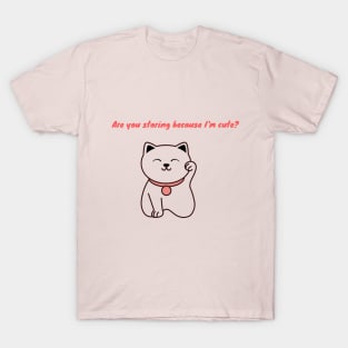 Why Are you looking at my cat T-Shirt